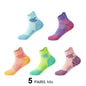 5 Pairs Women Basketball Socks