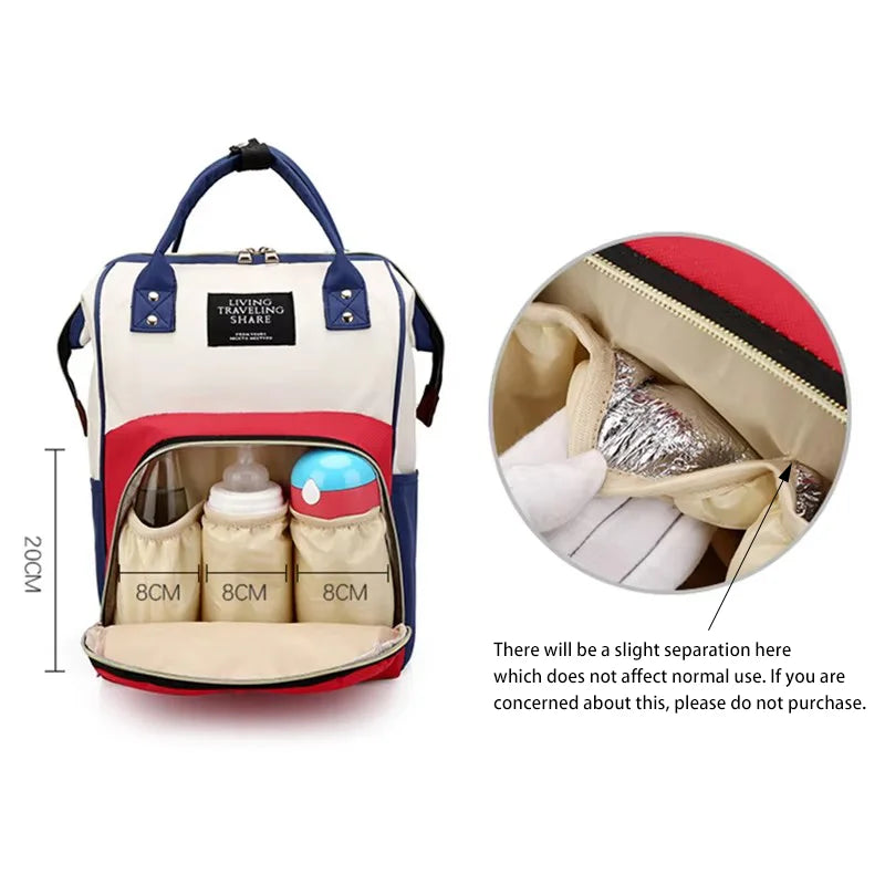 Large Capacity Canvas Mummy Bag