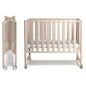 Mini Crib with Removable Wheels & Mattress