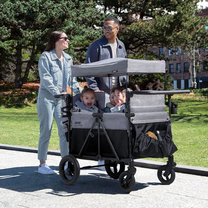 4 Seater Stroller Wagon with Convertible Seats
