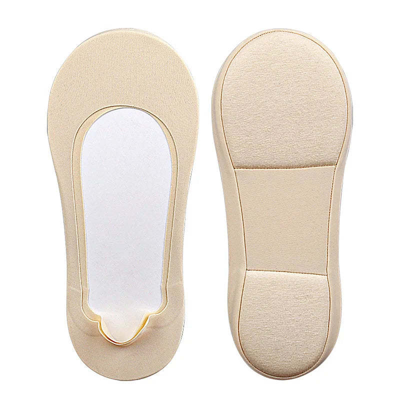 1Pair 3D Arch Massage Breathable Invisible Socks