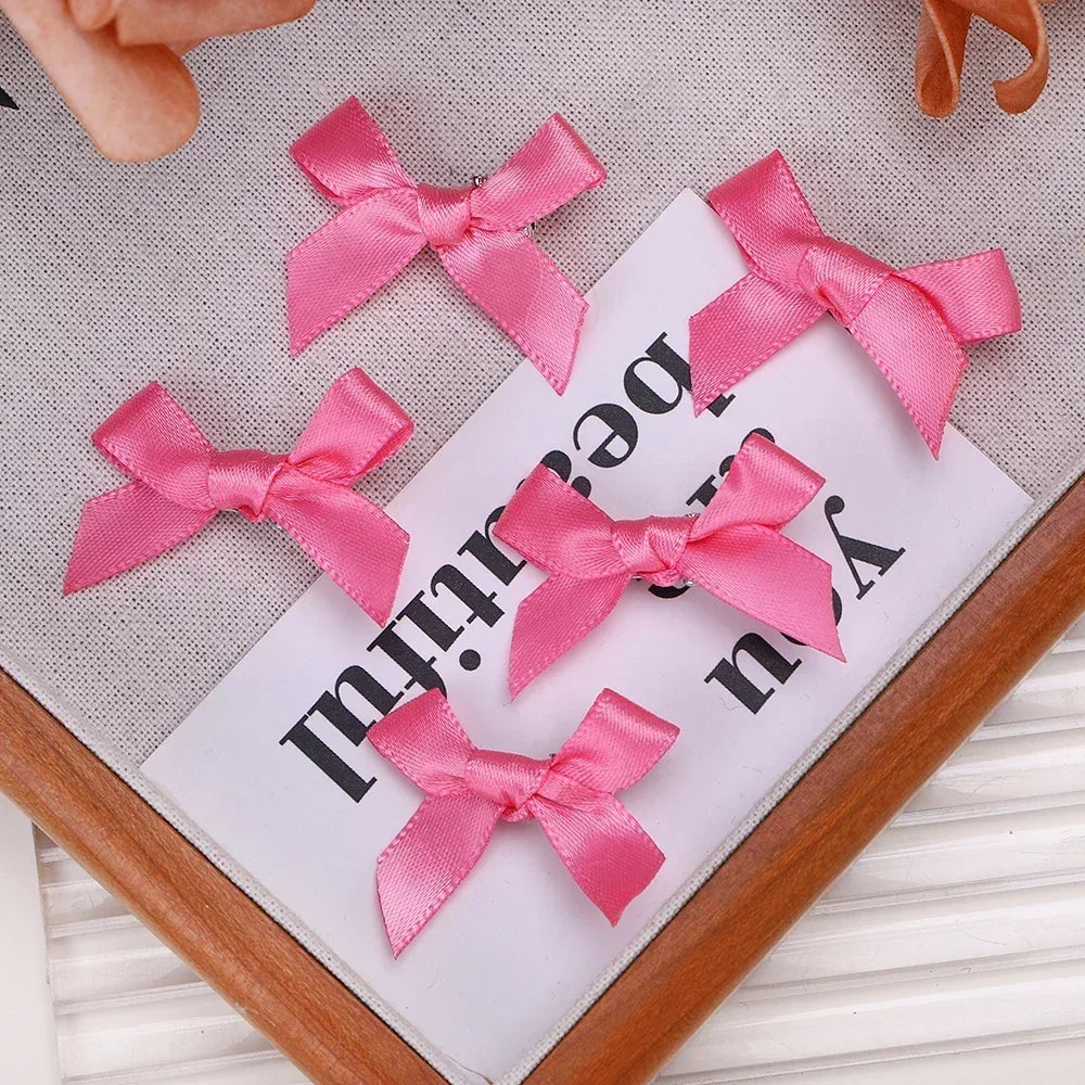 5-24Pcs Girls Bows Mini Hair Clips