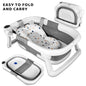 Portable and foldable Bathtub, real-time temperature sensor