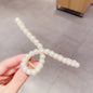 Pearl Claw Geometric Hairpins For Girls