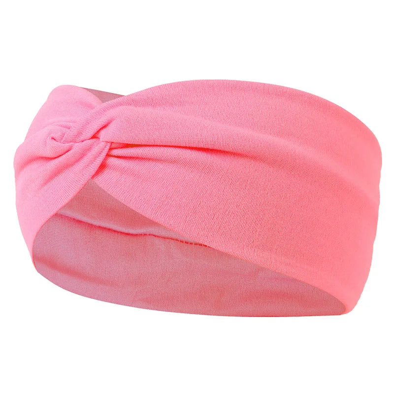 Leopard Print Elastic Knitted Headbands