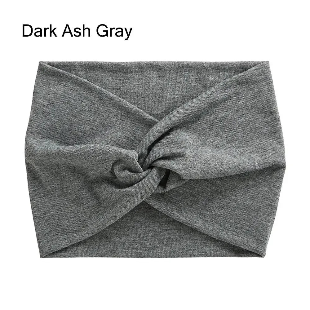 Twisted Thick Wide Head Wraps for Women