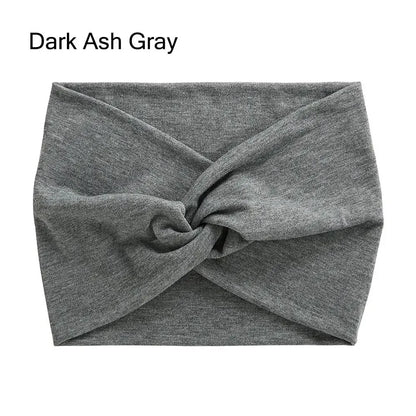 Twisted Thick Wide Head Wraps for Women