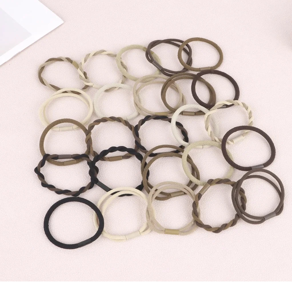 30PCS Boho Hair Ties for Women