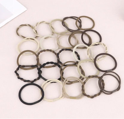 30PCS Boho Hair Ties for Women