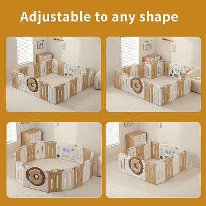 Foldable Playpen for Babies and Toddlers