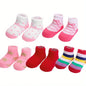 Newborn's Non-slip Print Cotton Socks