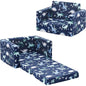 Kids Sofa Chair to Sleeper Couch (Dinosaur)