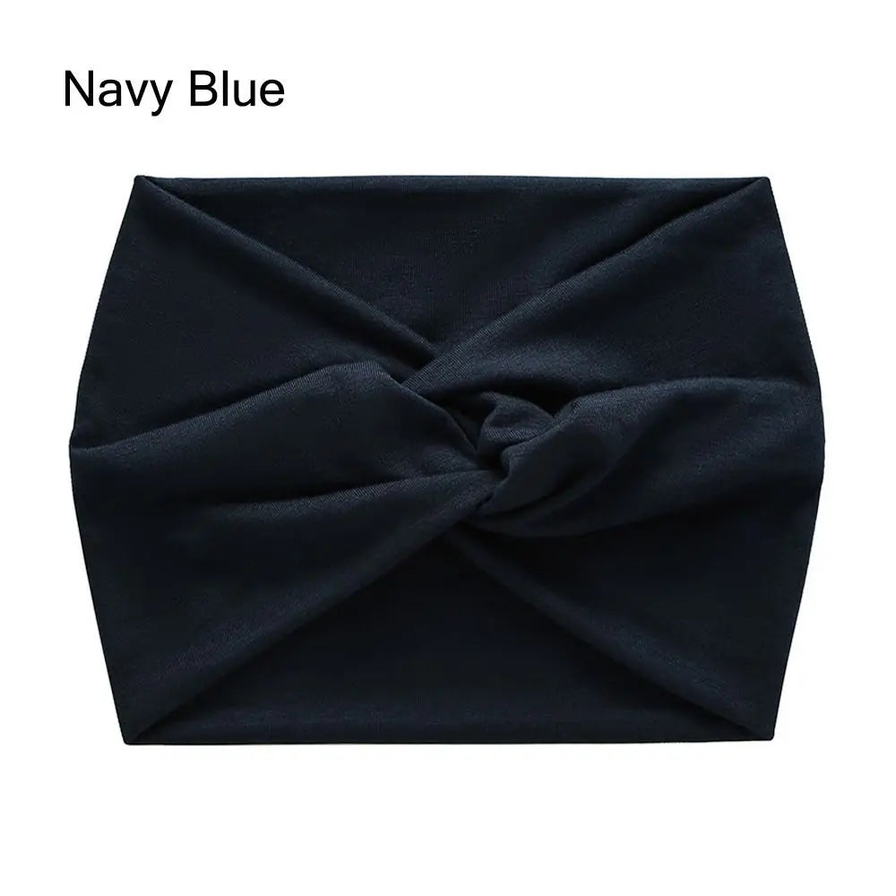 Twisted Thick Wide Head Wraps for Women