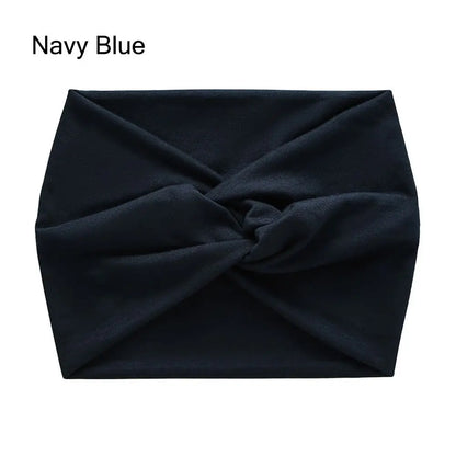 Twisted Thick Wide Head Wraps for Women