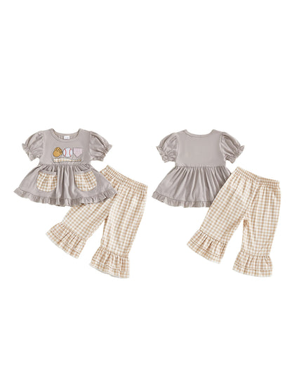 Adorable Infant Girl Baseball Uniform - 2-Piece Ensemble
