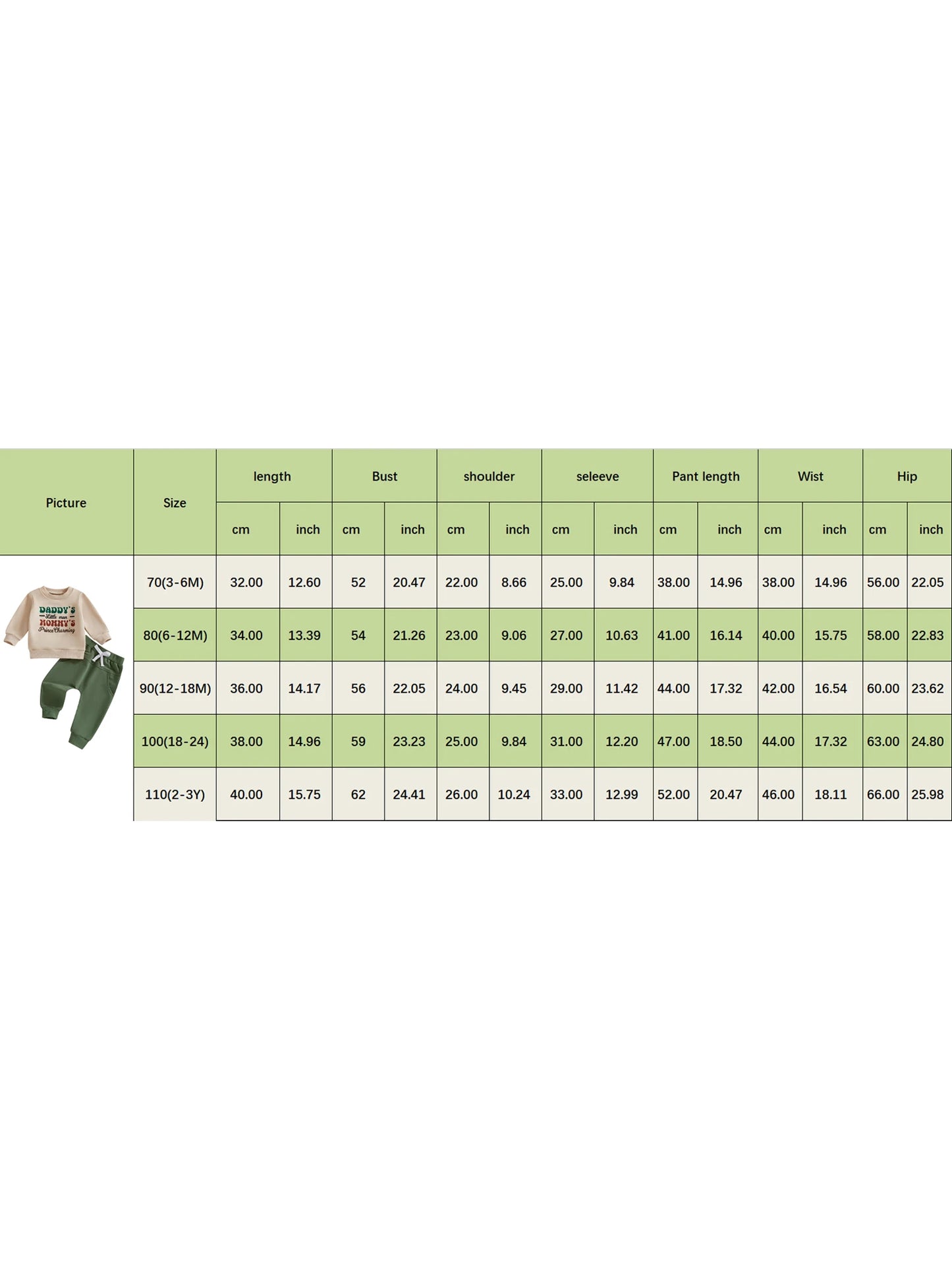 Boys Pants Set, Long Sleeve Sweatshirt