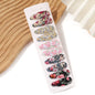 10Pcs/Lot Cotton Alloy Hair Clips for Kids