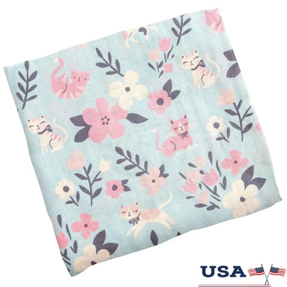100% Cotton Muslin Swaddle Blanket