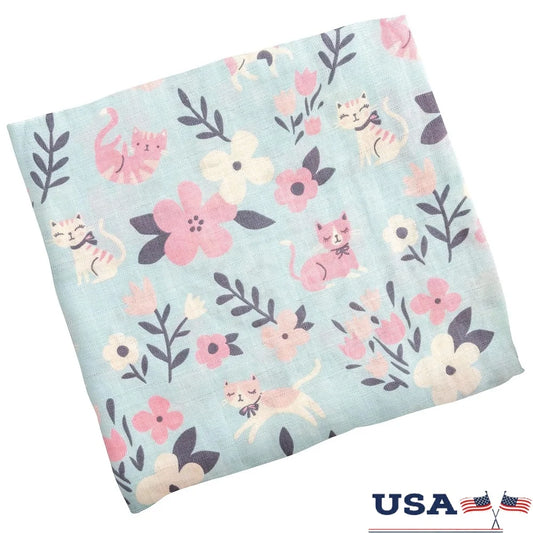 100% Cotton Muslin Swaddle Blanket