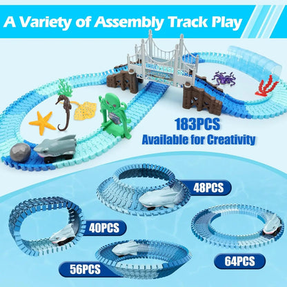 Shark Race Car Track, Age 3+