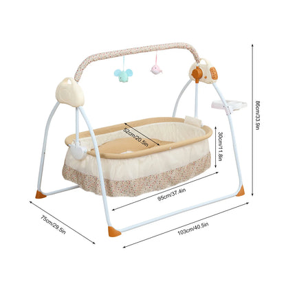 Portable Baby Bassinet with Bluetooth