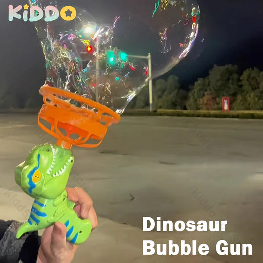 Automatic Dinosaur Bubble Gun