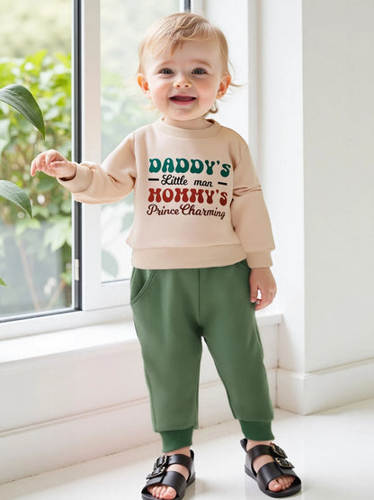 Boys Pants Set, Long Sleeve Sweatshirt