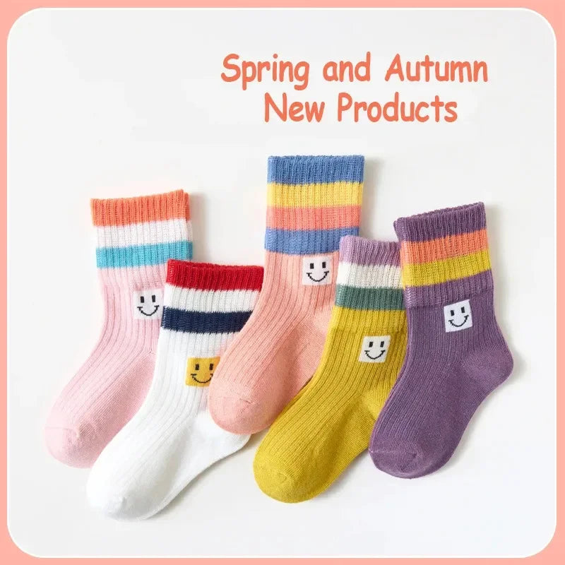 Girls Mid-Calf Socks