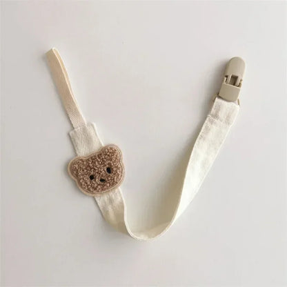 Bear Baby Pacifier Chain Clips