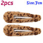 Leopard Print Barrettes