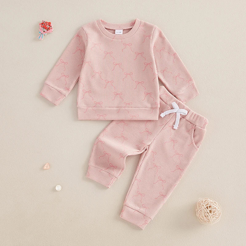 Toddler Girl Floral Print Jogger Pants Set