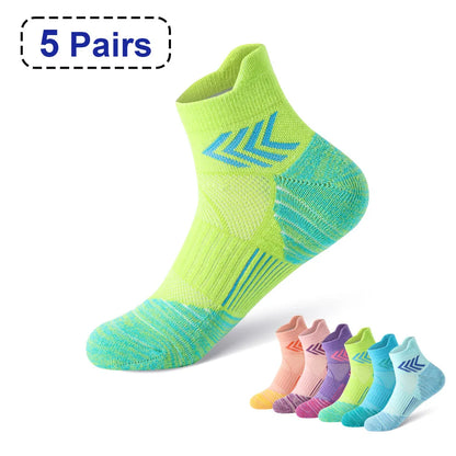 5 Pairs Women Basketball Socks