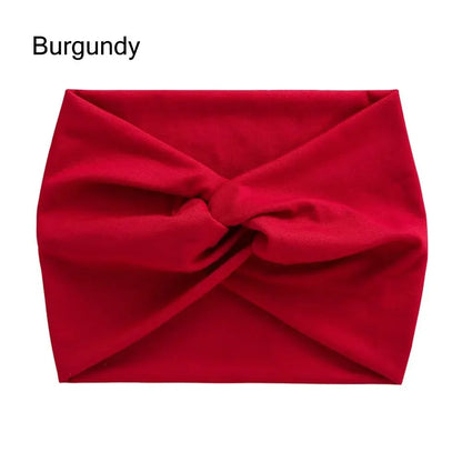 Twisted Thick Wide Head Wraps for Women