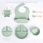 6Pcs Baby Silicone Feeding Set