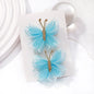 2pcs/set Butterfly Gradient Flocking Hairpins
