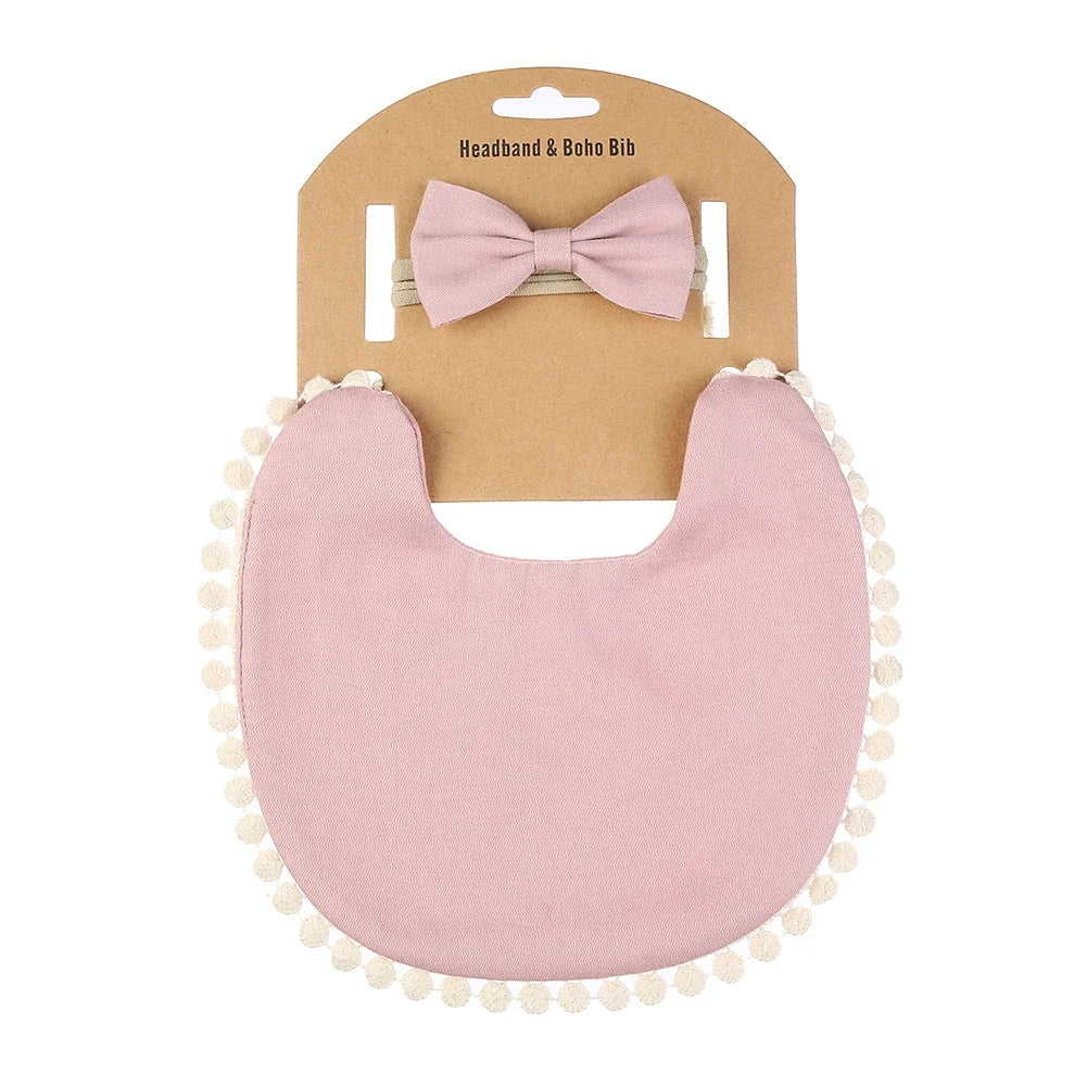 2Pcs/Set Muslin Cotton Baby Burp Cloths