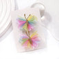 2pcs/set Butterfly Gradient Flocking Hairpins