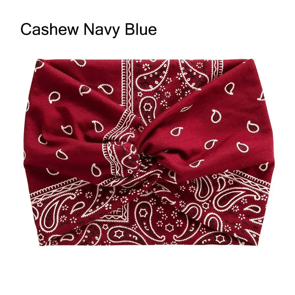 Twisted Thick Wide Head Wraps for Women