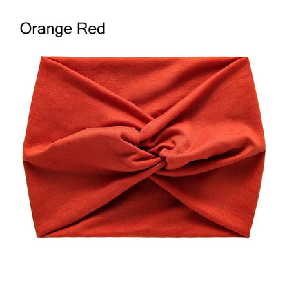 Twisted Thick Wide Head Wraps for Women