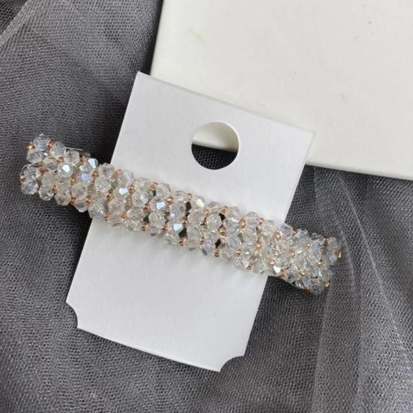 1PC Colorful Rhinestone Hair Clips