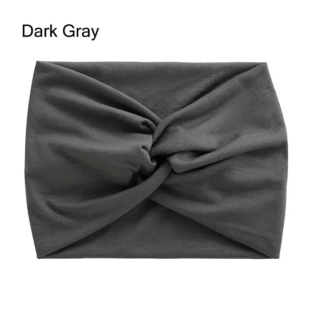 Twisted Thick Wide Head Wraps for Women