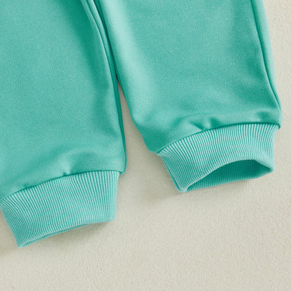 Girl 2Pcs Long Sleeve Sweatshirt + Pants Set