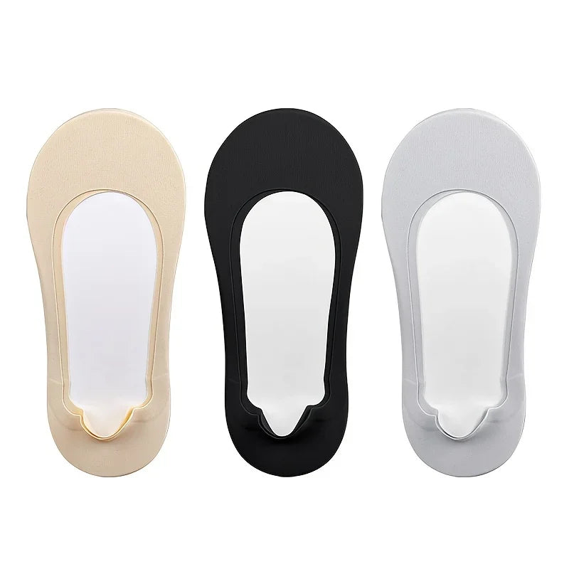 1Pair 3D Arch Massage Breathable Invisible Socks