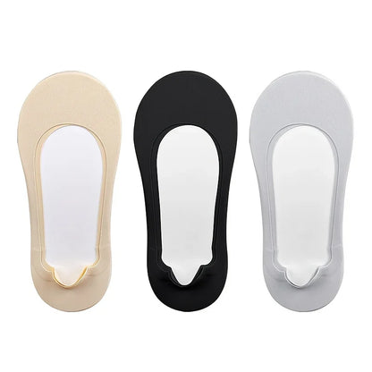 1Pair 3D Arch Massage Breathable Invisible Socks