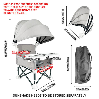 Portable dining chair for children