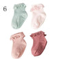 4Pair/lot Baby non-slip cotton socks