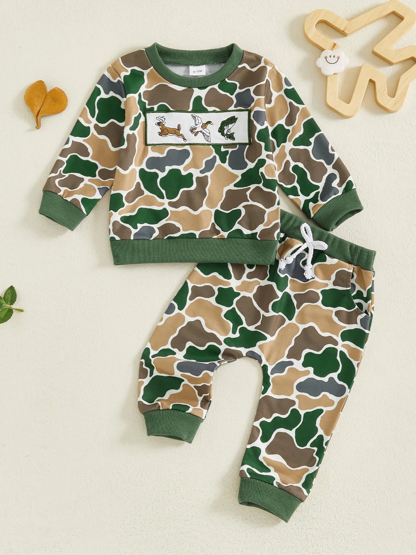 Dinosaur Print T-Shirt with Denim Jeans Set