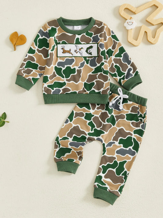 Dinosaur Print T-Shirt with Denim Jeans Set