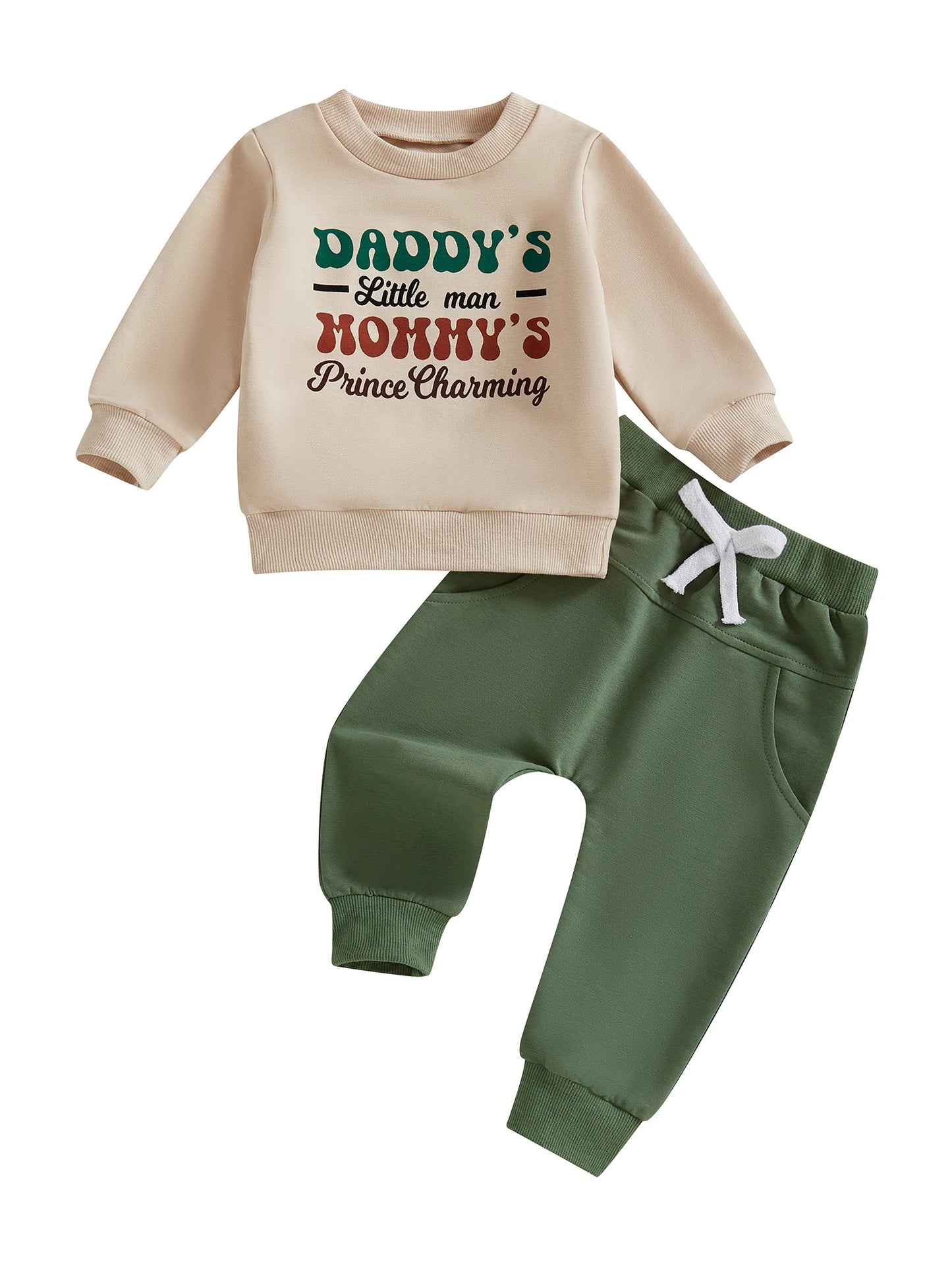 Boys Pants Set, Long Sleeve Sweatshirt