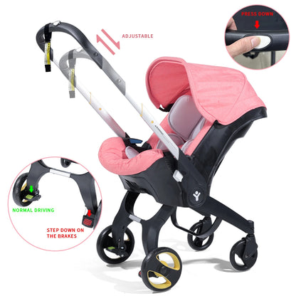 Bidirectional Travel baby stroller